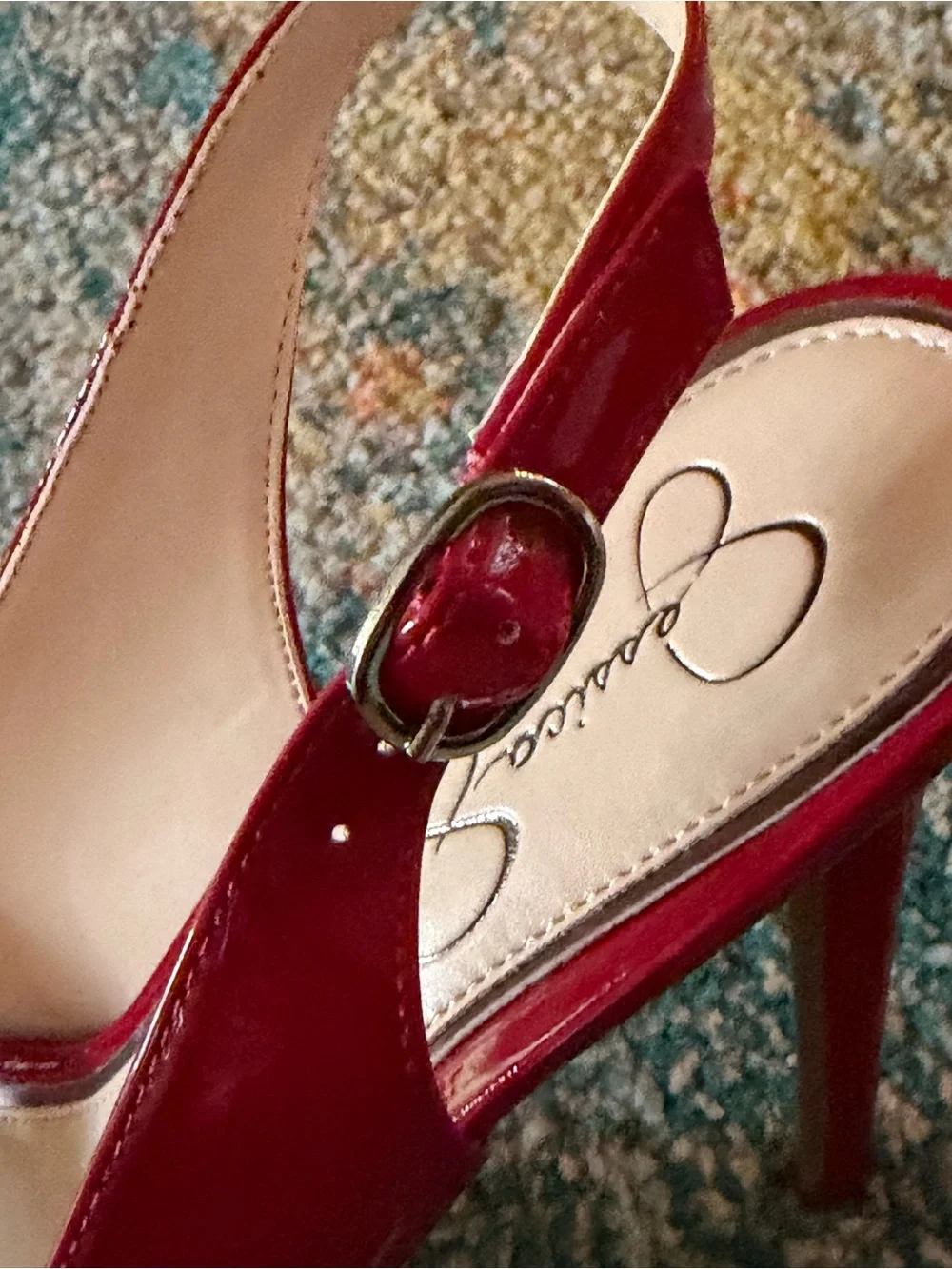 Jessica Simpson Platform Slingback Heels